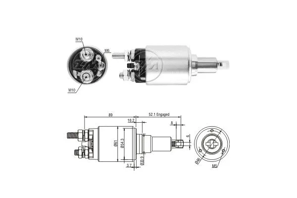 Solenoid Switch, starter (ZM5639)