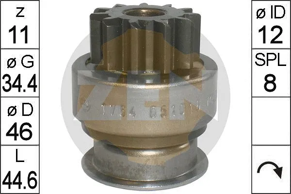 Freewheel Gear, starter (ZN1764)