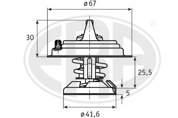 Thermostat, coolant (350216)