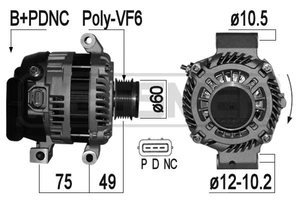 Alternator (209349A)