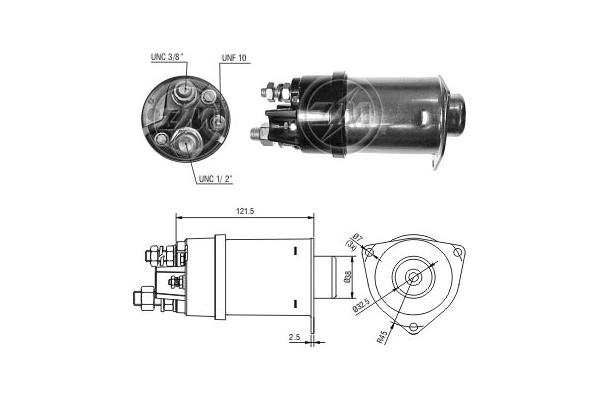 Solenoid Switch, starter (ZM466)