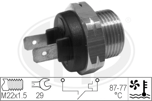Temperature Switch, radiator fan (330167)
