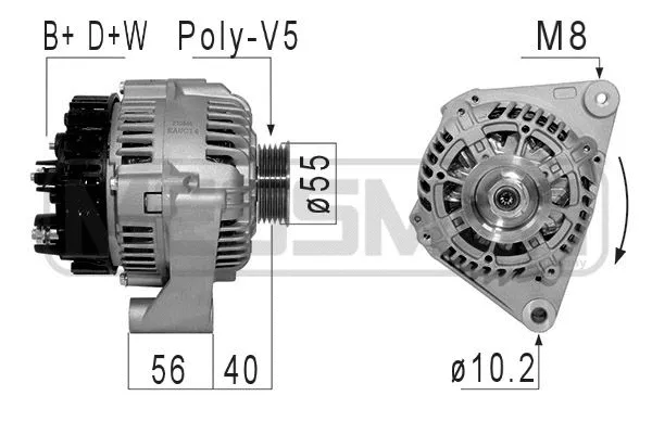 Alternator (210848A)
