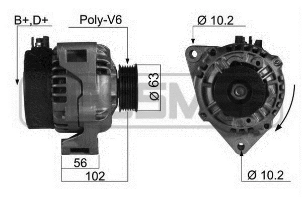 Alternator (210096A)