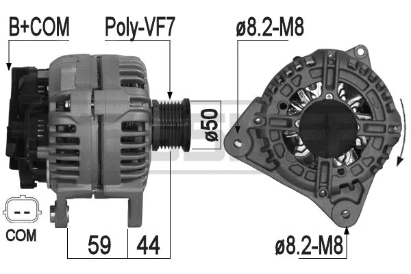 Alternator (209073A)