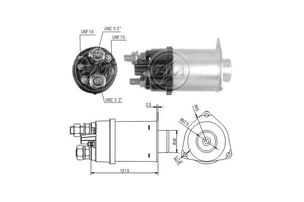 Solenoid Switch, starter (ZM456)