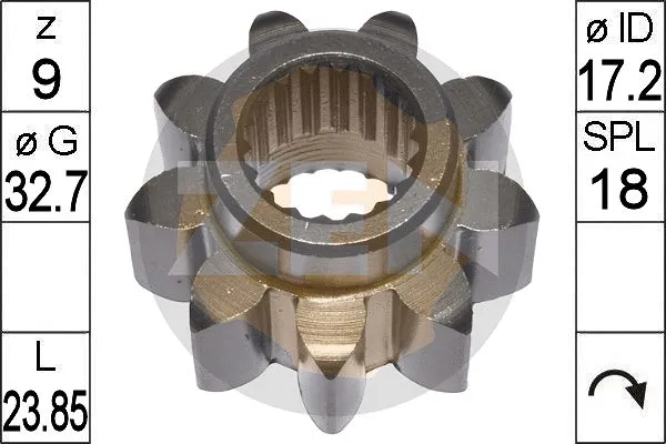 Pinion, starter (ZN9260)