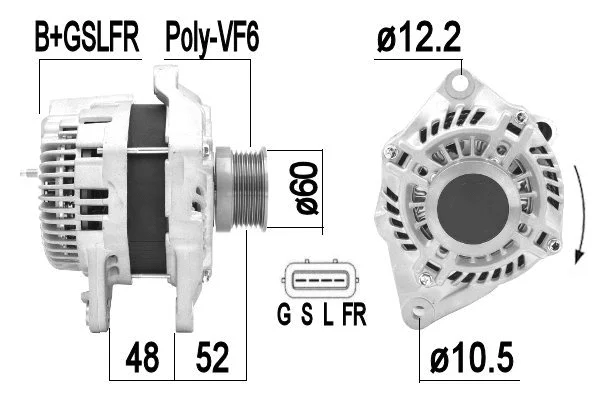Alternator (209382A)
