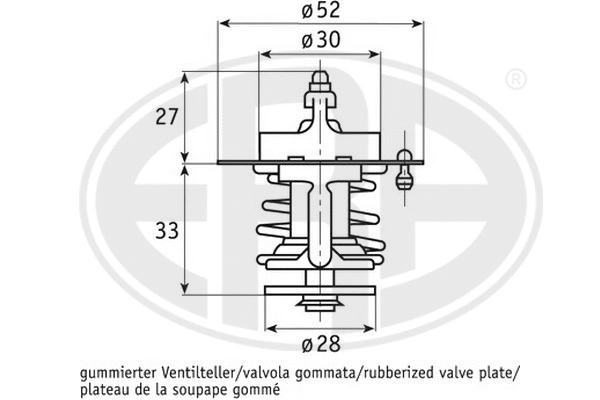 Thermostat, coolant (350185)