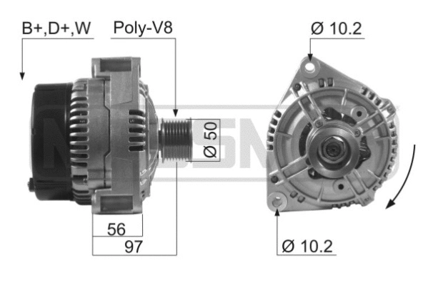 Alternator (210618A)