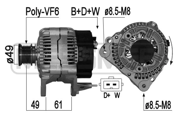 Alternator (209095A)