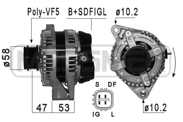 Alternator (210859A)