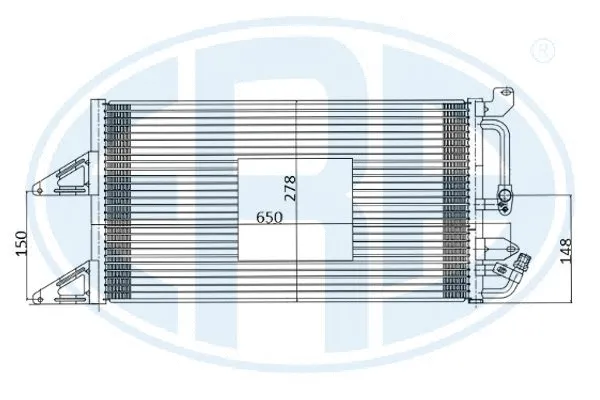 Condenser, air conditioning (667229)