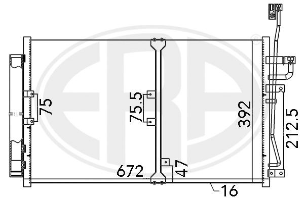 Condenser, air conditioning (667140)
