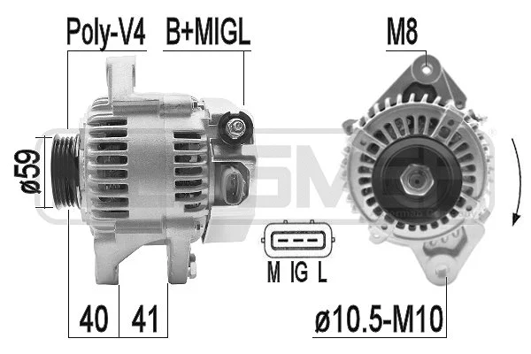 Alternator (209371A)