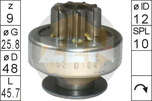 Freewheel Gear, starter (ZN1752)