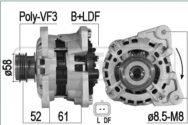 Alternator (209522A)