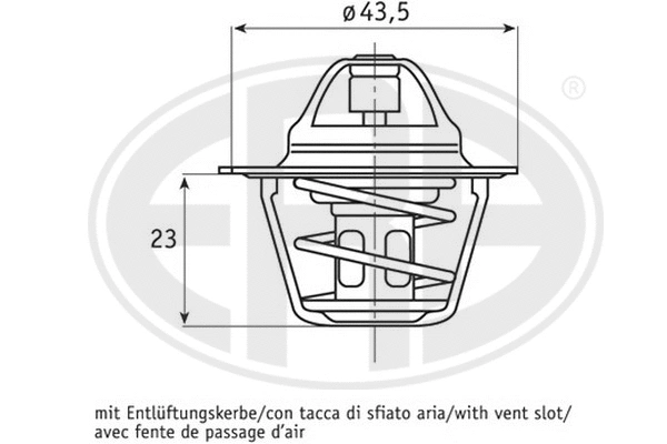 Thermostat, coolant (350199)
