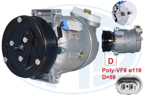 Compressor, air conditioning (670041)