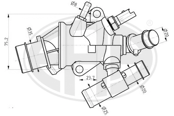Thermostat, coolant (350215)
