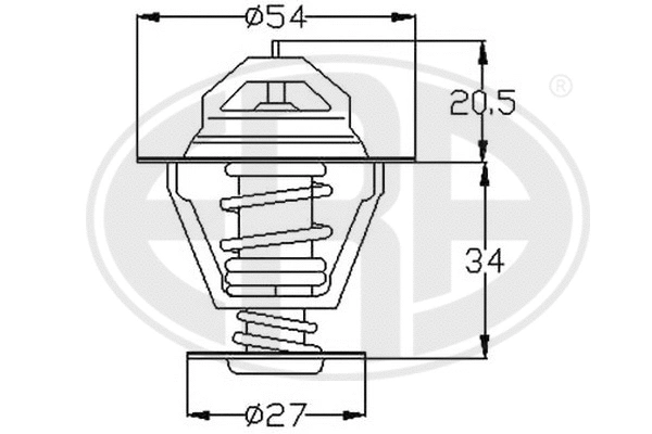 Thermostat, coolant (350241)