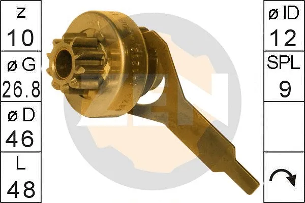 Freewheel Gear, starter (ZN0823)