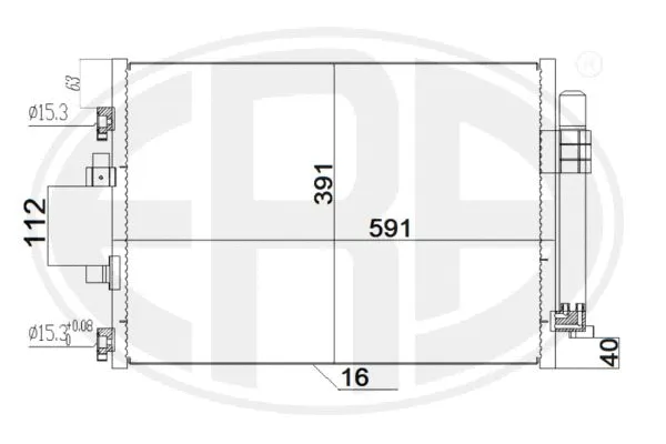 Condenser, air conditioning (667181)