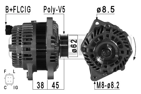 Alternator (210953A)