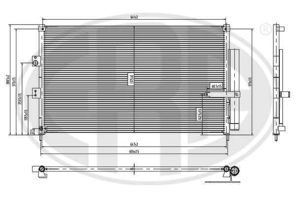 Condenser, air conditioning (667311)
