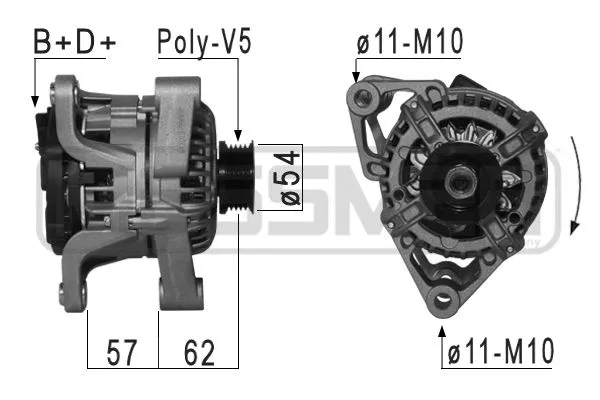 Alternator (210866A)