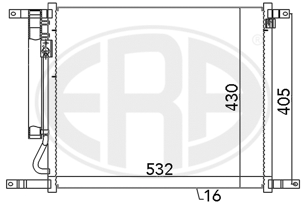 Condenser, air conditioning (667128)
