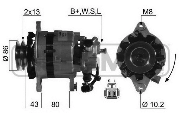 Alternator (210458A)