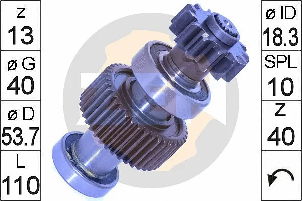 Freewheel Gear, starter (ZN1555)