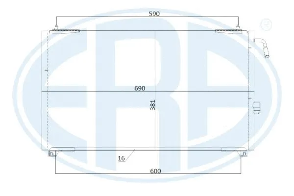 Condenser, air conditioning (667204)