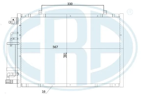 Condenser, air conditioning (667284)