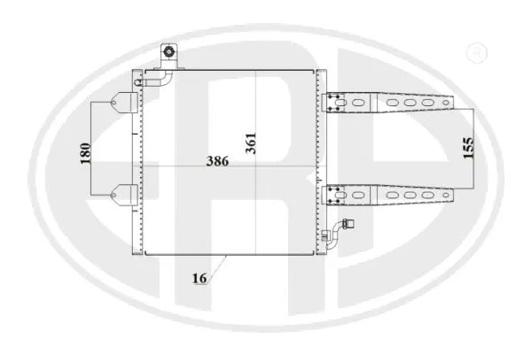 Condenser, air conditioning (667212)