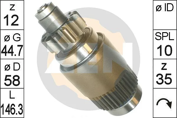 Freewheel Gear, starter (ZN1830)