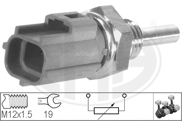 Sensor, coolant temperature (330130)