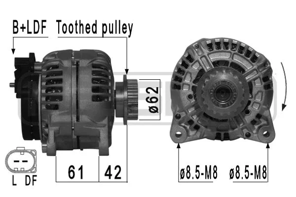 Alternator (210581A)