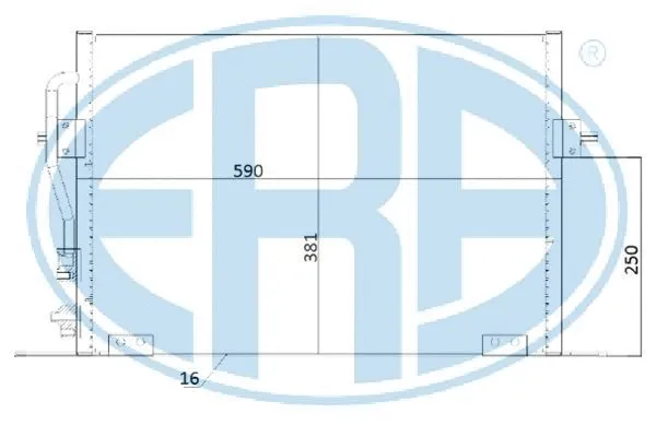 Condenser, air conditioning (667205)