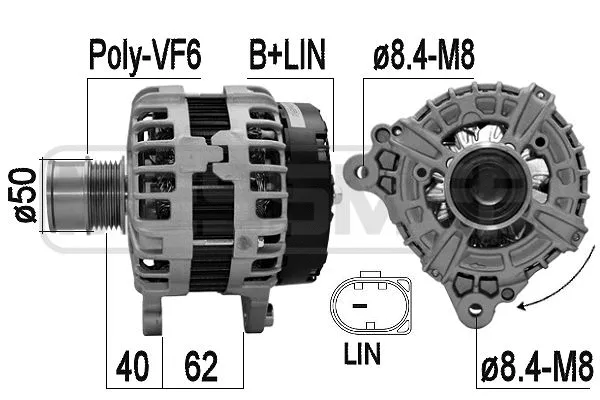 Alternator (209614A)