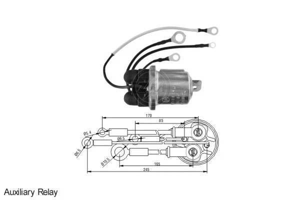 Solenoid Switch, starter (ZM2409)