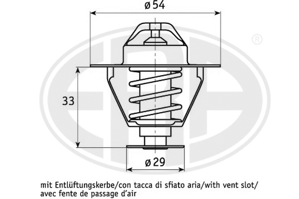 Thermostat, coolant (350309)