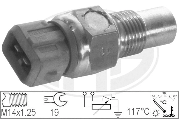 Sensor, coolant temperature (330154)