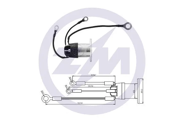 Solenoid Switch, starter (ZM291)