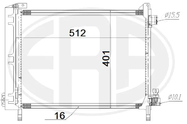 Condenser, air conditioning (667201)