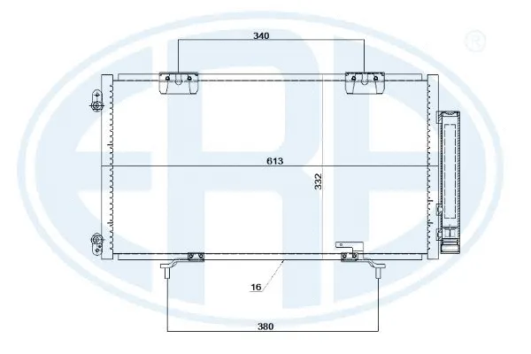 Condenser, air conditioning (667209)
