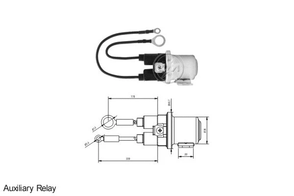Solenoid Switch, starter (ZM8408)