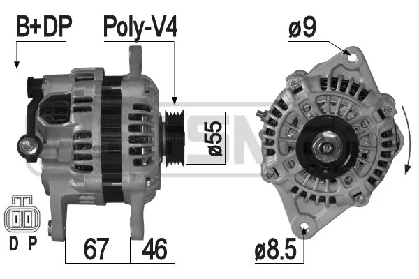 Alternator (209310A)