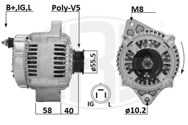 Alternator (209661A)